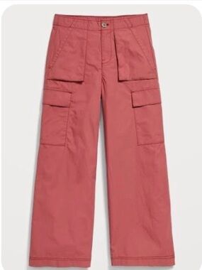 Old Navy Loose Poplin Cargo Pants Girls